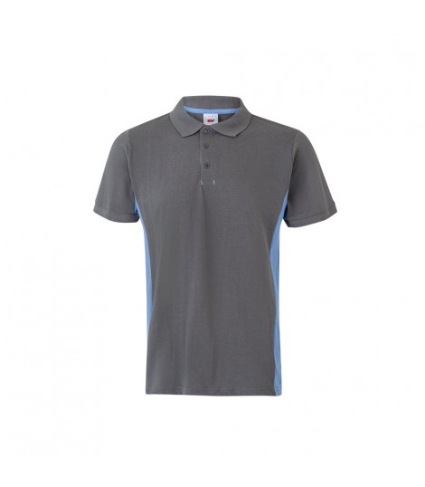 VL SUPAY Polo pique bicolor 180g m manga corta en algodon 60 y poliester 40