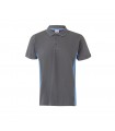 VL SUPAY Polo pique bicolor 180g m manga corta en algodon 60 y poliester 40