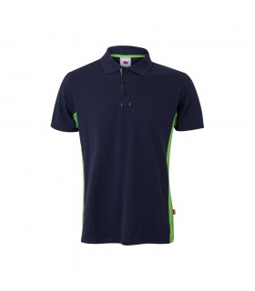 VL SUPAY Polo pique bicolor 180g m manga corta en algodon 60 y poliester 40