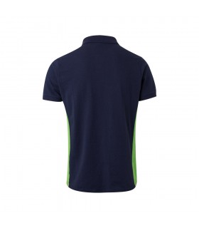 VL SUPAY Polo pique bicolor 180g m manga corta en algodon 60 y poliester 40