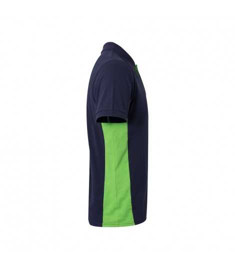 VL SUPAY Polo pique bicolor 180g m manga corta en algodon 60 y poliester 40