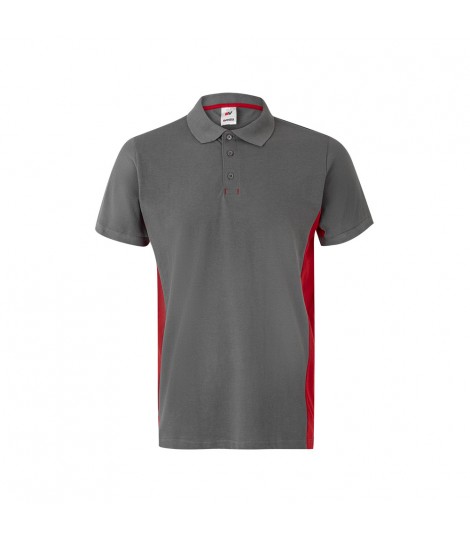 VL SUPAY Polo pique bicolor 180g m manga corta en algodon 60 y poliester 40