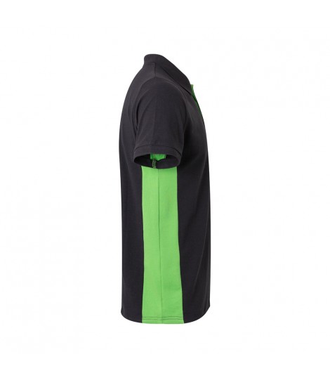 VL SUPAY Polo pique bicolor 180g m manga corta en algodon 60 y poliester 40