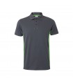 VL SUPAY Polo pique bicolor 180g m manga corta en algodon 60 y poliester 40