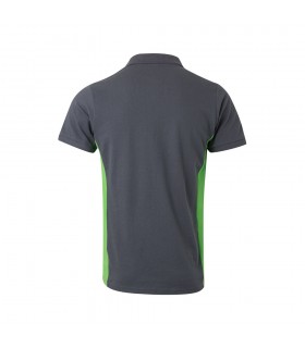 VL SUPAY Polo pique bicolor 180g m manga corta en algodon 60 y poliester 40