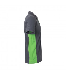 VL SUPAY Polo pique bicolor 180g m manga corta en algodon 60 y poliester 40