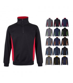 VL SVAROG Sudadera de rizo bicolor 260g m en poliester 65 y algodon 35