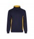 VL SVAROG Sudadera de rizo bicolor 260g m en poliester 65 y algodon 35