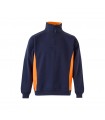 VL SVAROG Sudadera de rizo bicolor 260g m en poliester 65 y algodon 35