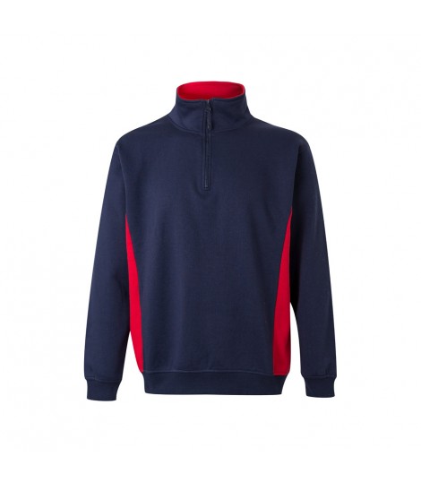 VL SVAROG Sudadera de rizo bicolor 260g m en poliester 65 y algodon 35