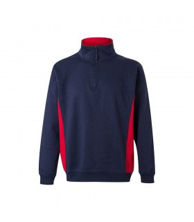 VL SVAROG Sudadera de rizo bicolor 260g m en poliester 65 y algodon 35
