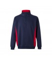 VL SVAROG Sudadera de rizo bicolor 260g m en poliester 65 y algodon 35