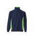 VL SVAROG Sudadera de rizo bicolor 260g m en poliester 65 y algodon 35