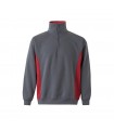 VL SVAROG Sudadera de rizo bicolor 260g m en poliester 65 y algodon 35