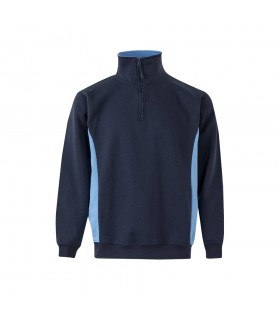 VL SVAROG Sudadera de rizo bicolor 260g m en poliester 65 y algodon 35