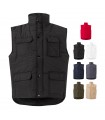 VL MEFITIS Chaleco acolchado multibolsillos 220g m en poliester 100