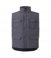 VL MEFITIS Chaleco acolchado multibolsillos 220g m en poliester 100