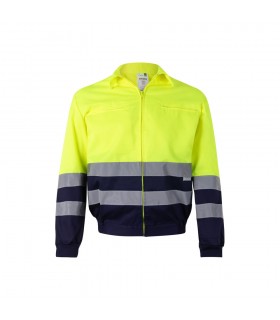 VL NEPTUNE Chaqueta de sarga bicolor 210g m en poliester 80 y algodon 20