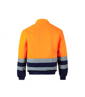 VL NEPTUNE Chaqueta de sarga bicolor 210g m en poliester 80 y algodon 20