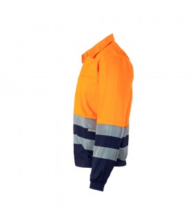 VL NEPTUNE Chaqueta de sarga bicolor 210g m en poliester 80 y algodon 20
