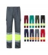 VL ATHENA Pantalon de sarga bicolor 210 g m forrado multibolsillos en algodon 20 y poliester 80 