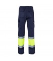 VL ATHENA Pantalon de sarga bicolor 210 g m forrado multibolsillos en algodon 20 y poliester 80 