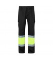 VL ATHENA Pantalon de sarga bicolor 210 g m forrado multibolsillos en algodon 20 y poliester 80 