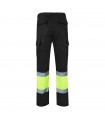 VL ATHENA Pantalon de sarga bicolor 210 g m forrado multibolsillos en algodon 20 y poliester 80 