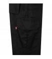 VL ATHENA Pantalon de sarga bicolor 210 g m forrado multibolsillos en algodon 20 y poliester 80 