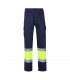 VL ATHENA Pantalon de sarga bicolor 210 g m forrado multibolsillos en algodon 20 y poliester 80 