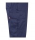 VL ATHENA Pantalon de sarga bicolor 210 g m forrado multibolsillos en algodon 20 y poliester 80 
