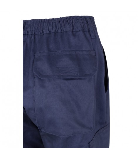 VL ATHENA Pantalon de sarga bicolor 210 g m forrado multibolsillos en algodon 20 y poliester 80 