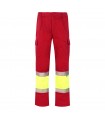 VL ATHENA Pantalon de sarga bicolor 210 g m forrado multibolsillos en algodon 20 y poliester 80 