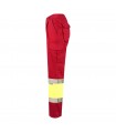 VL ATHENA Pantalon de sarga bicolor 210 g m forrado multibolsillos en algodon 20 y poliester 80 