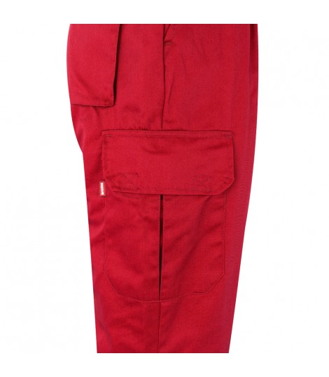 VL ATHENA Pantalon de sarga bicolor 210 g m forrado multibolsillos en algodon 20 y poliester 80 
