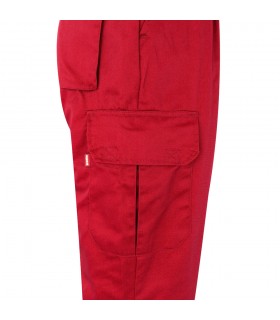 VL ATHENA Pantalon de sarga bicolor 210 g m forrado multibolsillos en algodon 20 y poliester 80 