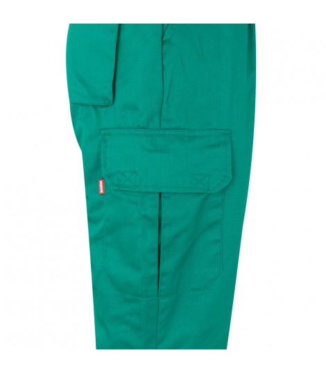 VL ATHENA Pantalon de sarga bicolor 210 g m forrado multibolsillos en algodon 20 y poliester 80 
