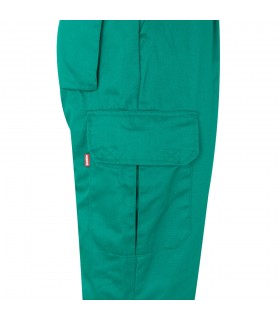 VL ATHENA Pantalon de sarga bicolor 210 g m forrado multibolsillos en algodon 20 y poliester 80 