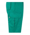 VL ATHENA Pantalon de sarga bicolor 210 g m forrado multibolsillos en algodon 20 y poliester 80 