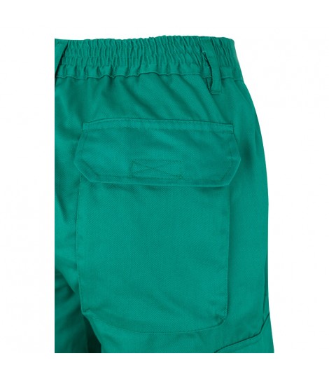 VL ATHENA Pantalon de sarga bicolor 210 g m forrado multibolsillos en algodon 20 y poliester 80 