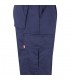 VL ATHENA Pantalon de sarga bicolor 210 g m forrado multibolsillos en algodon 20 y poliester 80 