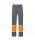 VL ATHENA Pantalon de sarga bicolor 210 g m forrado multibolsillos en algodon 20 y poliester 80 