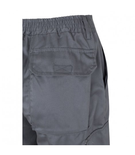 VL ATHENA Pantalon de sarga bicolor 210 g m forrado multibolsillos en algodon 20 y poliester 80 