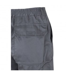 VL ATHENA Pantalon de sarga bicolor 210 g m forrado multibolsillos en algodon 20 y poliester 80 