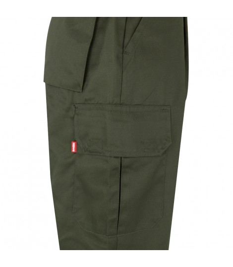 VL ATHENA Pantalon de sarga bicolor 210 g m forrado multibolsillos en algodon 20 y poliester 80 