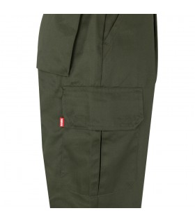 VL ATHENA Pantalon de sarga bicolor 210 g m forrado multibolsillos en algodon 20 y poliester 80 