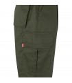 VL ATHENA Pantalon de sarga bicolor 210 g m forrado multibolsillos en algodon 20 y poliester 80 