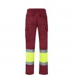 VL ATHENA Pantalon de sarga bicolor 210 g m forrado multibolsillos en algodon 20 y poliester 80 