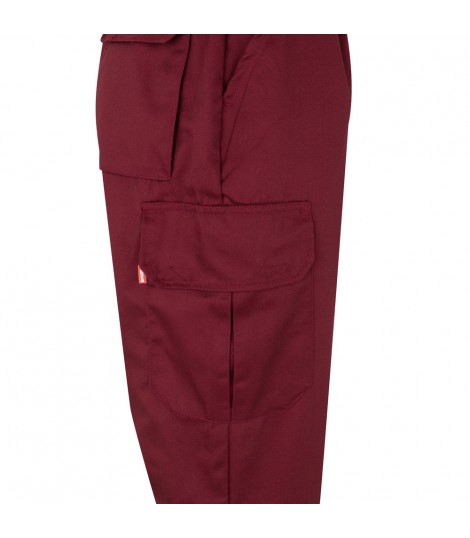VL ATHENA Pantalon de sarga bicolor 210 g m forrado multibolsillos en algodon 20 y poliester 80 