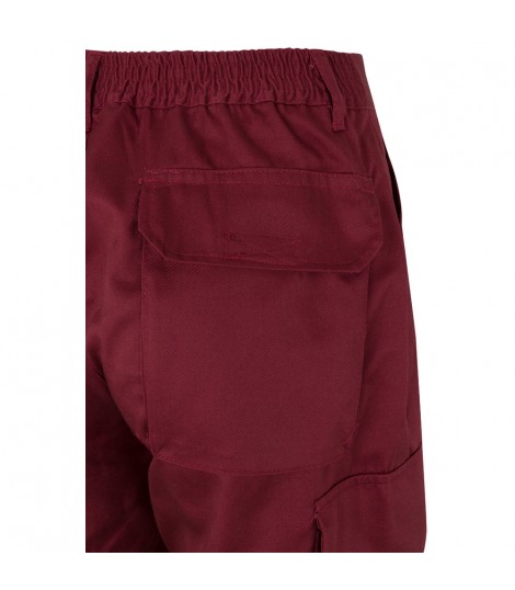 VL ATHENA Pantalon de sarga bicolor 210 g m forrado multibolsillos en algodon 20 y poliester 80 